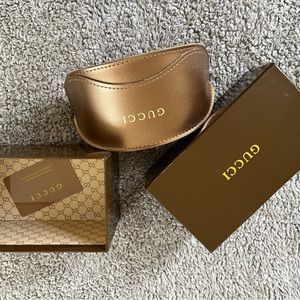 Gucci sunglasses case and box authentic